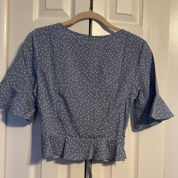 NWT Zaful shirt with adjustable tie in front size Small - Picture 8 of 8